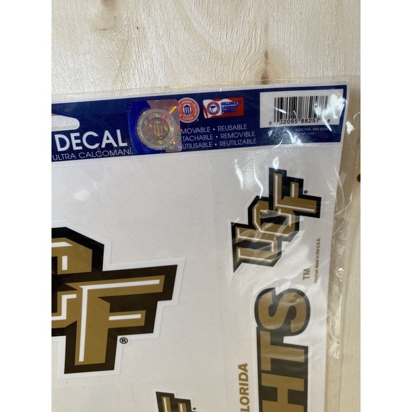 UCF Golden Knights Wincraft Decals‎ 5 Pack Central Florida New - Picture 3 of 5